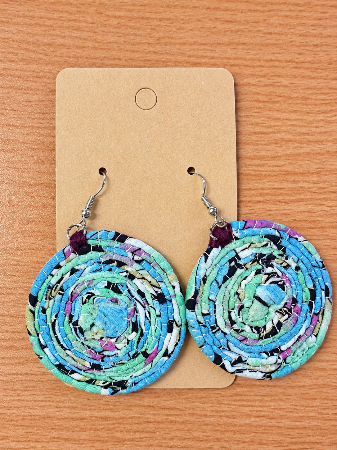 Fabric Coil Earring - X-Large