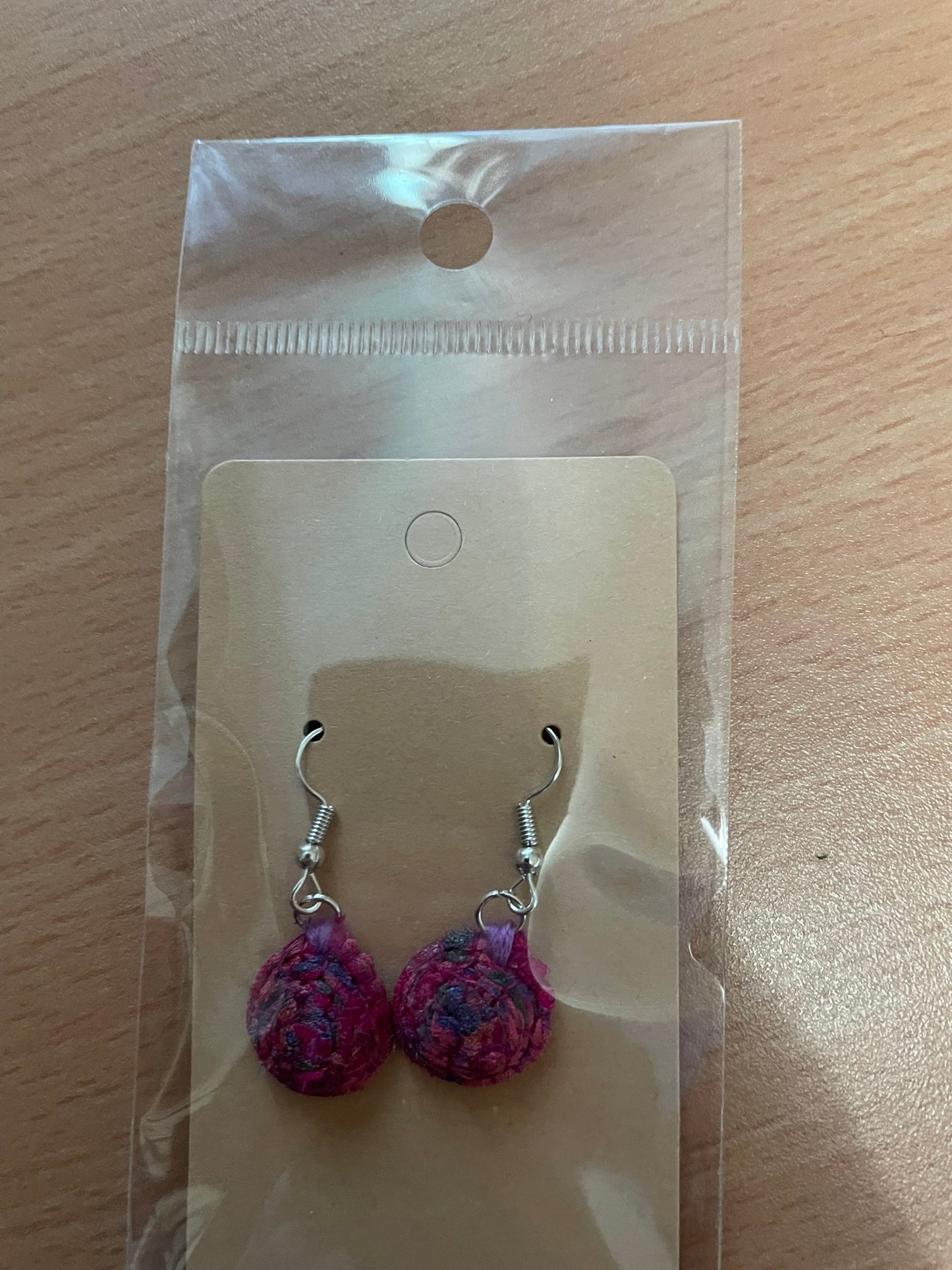 Fabric Coil Earring - Small