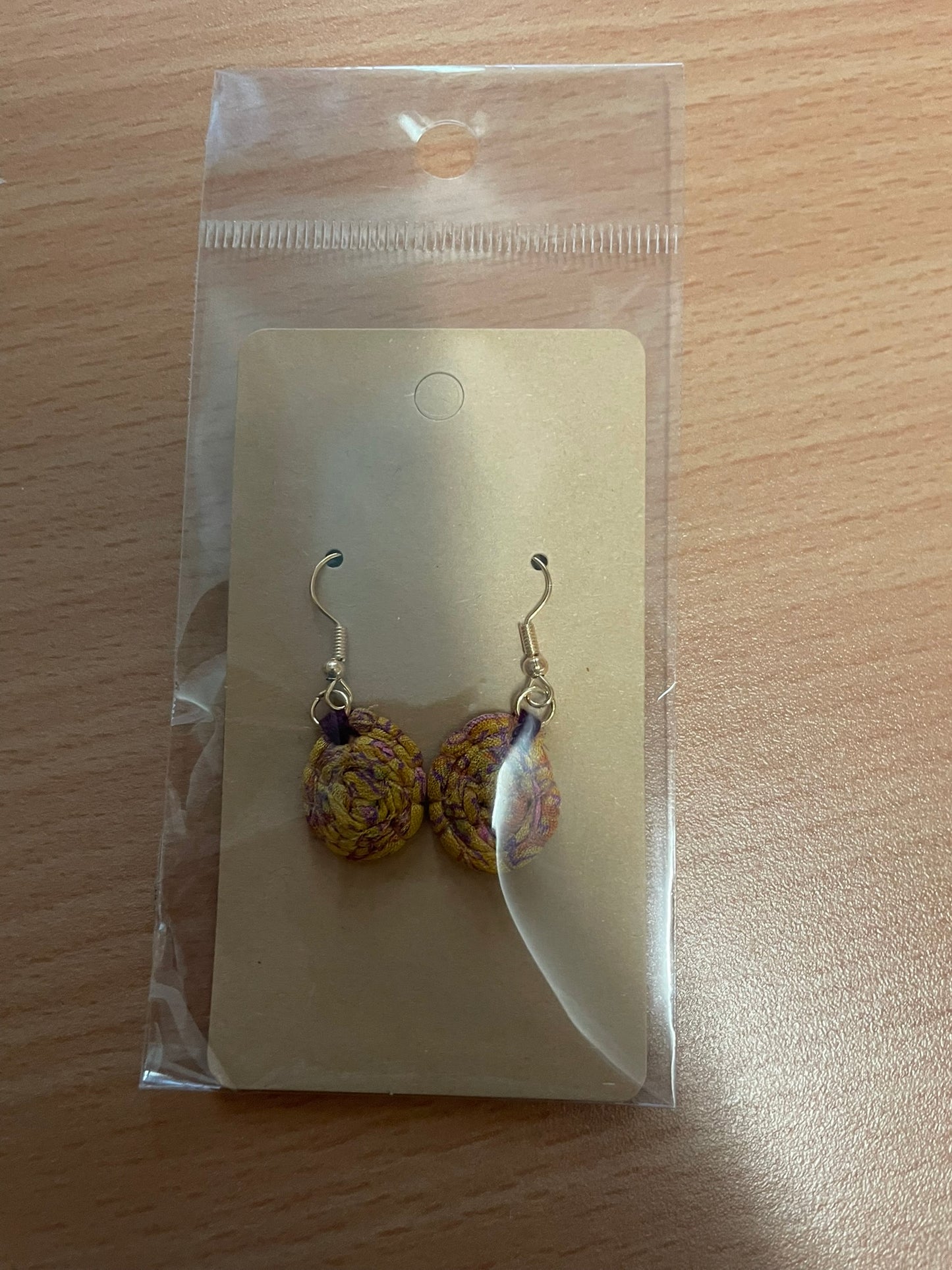 Fabric Coil Earring - Small