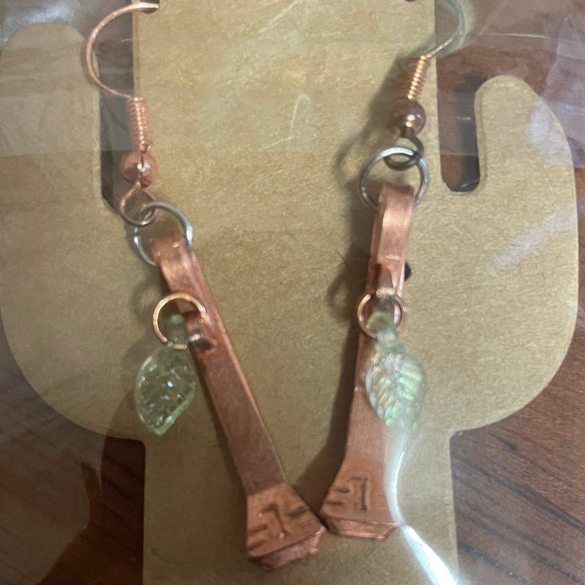 Horse Shoe nail Earrings with Charms