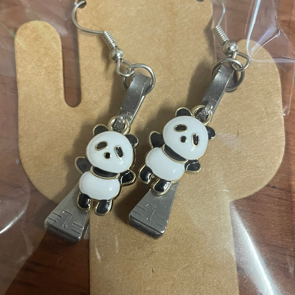 Horse Shoe nail Earrings with Charms