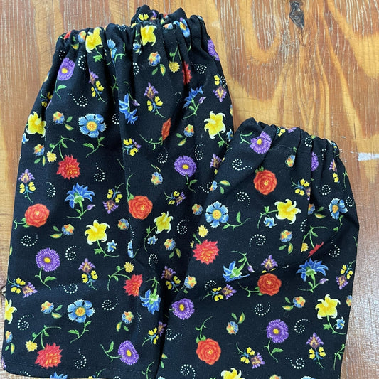 Lightweight Sock Savers - Black Garden