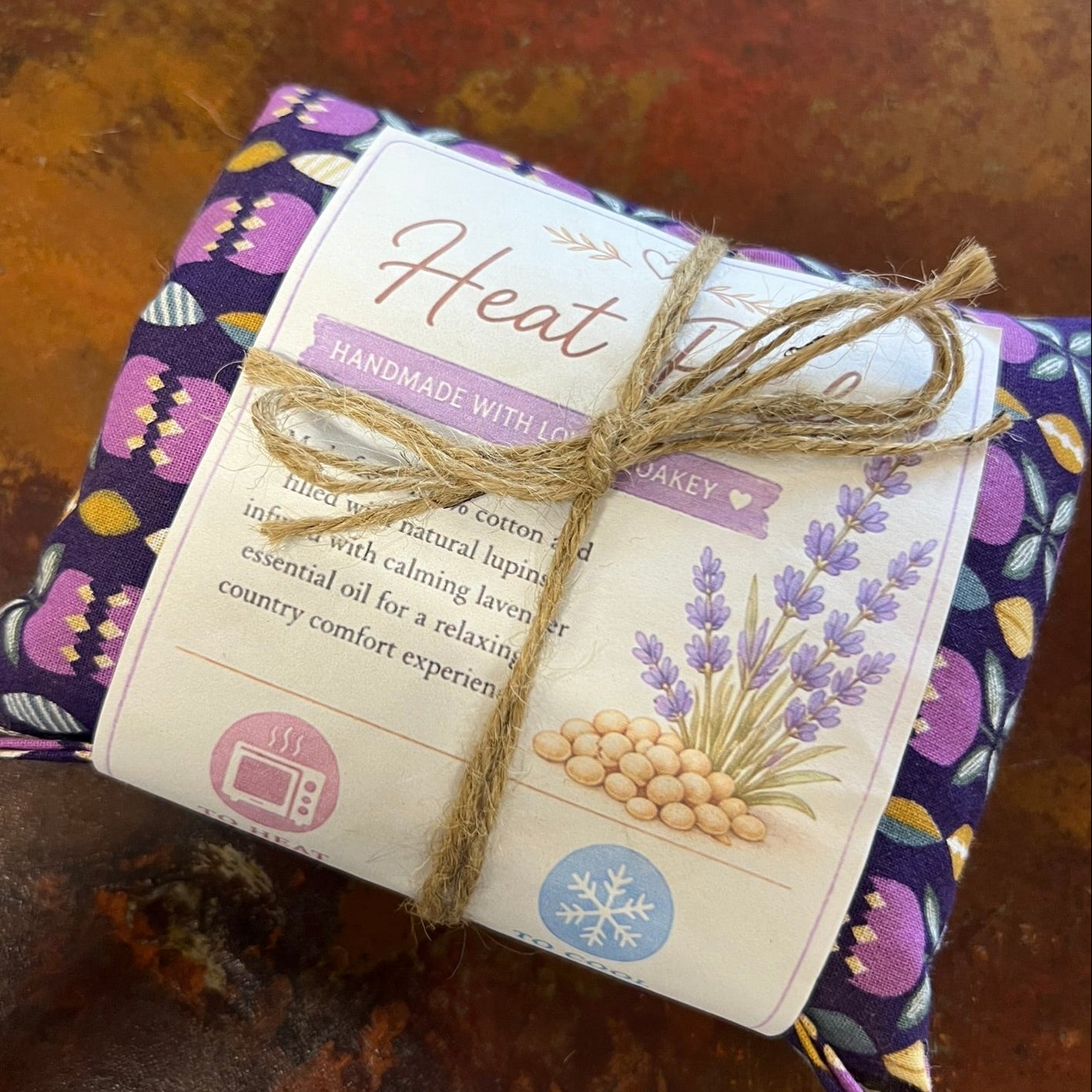 Handmade Lavender Lupin Heat / Cool Packs