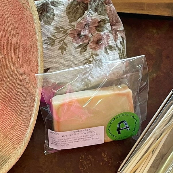 Tallow Soap - Orange & Ylang Ylang - Aromatic Vibrations Apothecary