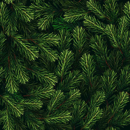 Santa in Oz -Pine Leaves - Fat Quarter