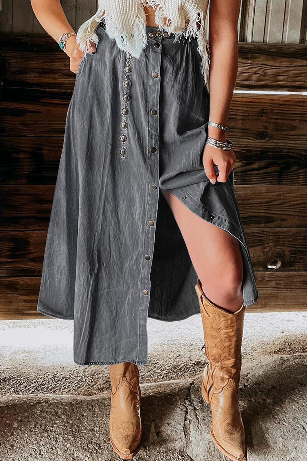 Elsie Denim Skirt