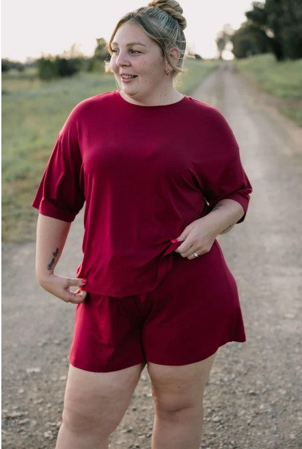 Lazee Luxe Bottom - Wine