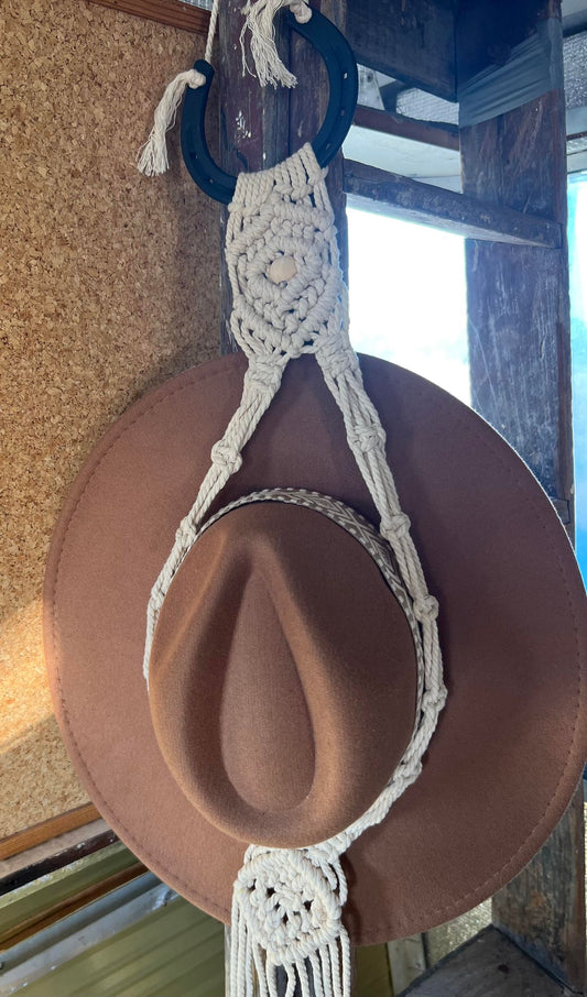 Cream Hat Hanger - Single Hat
