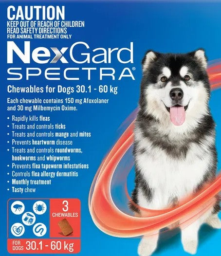 Nexgard Spectra Extra - Dogs 6PK