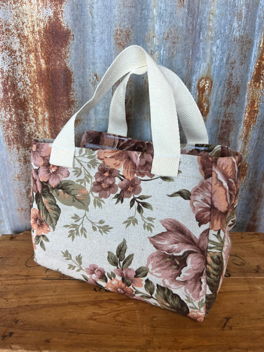 Travel Mug Carrier - Pink Floral