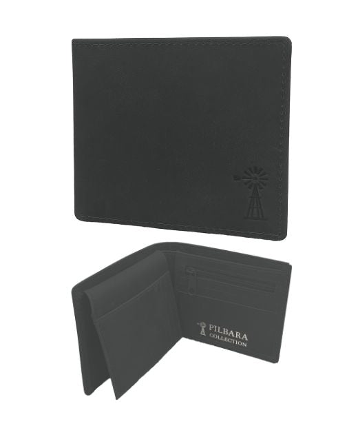 Pilbara Leather Wallet - Black