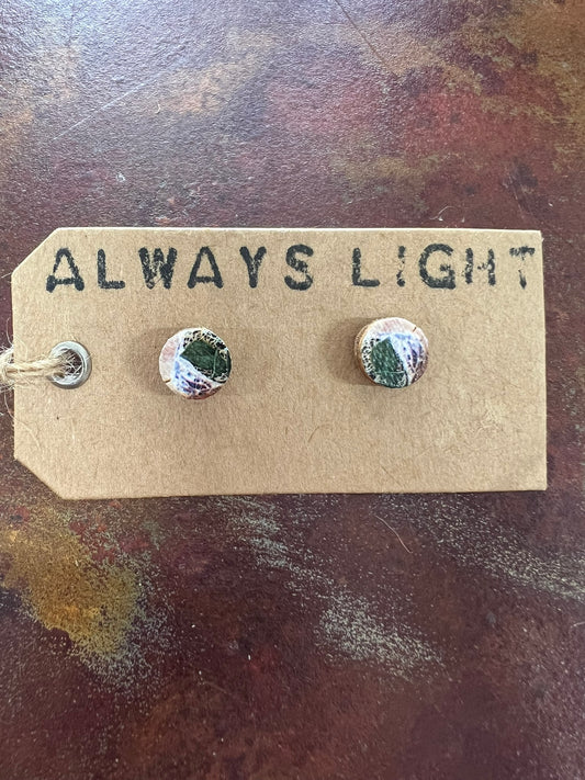 Hoya Bird Pot Stud Earrings
