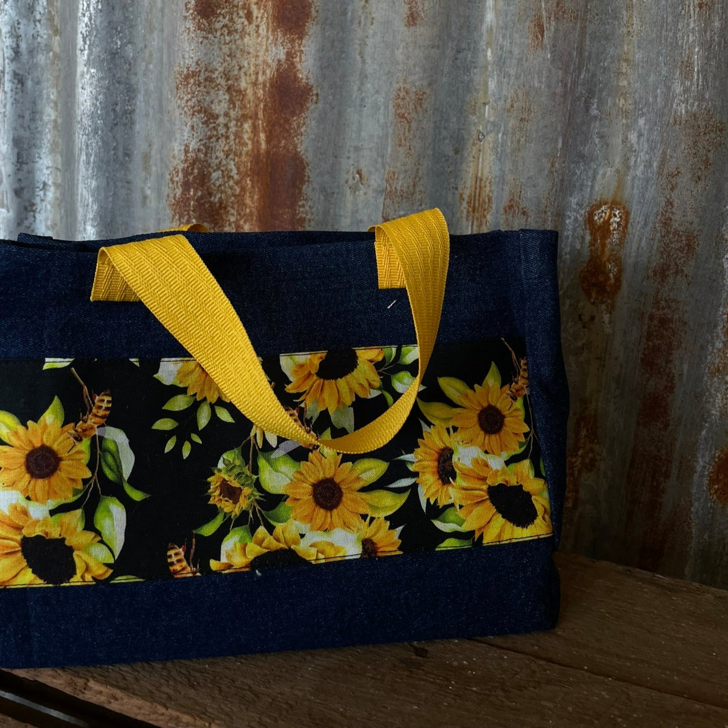 Travel Mug Carrier - Sunflowers