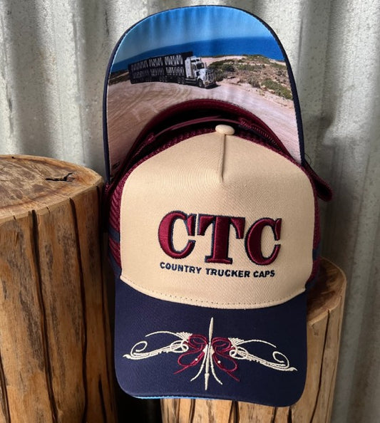 Truck Scroll Trucker Cap - CTC