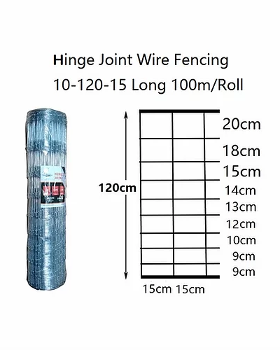 Wire Fencing 10-120-15 100m