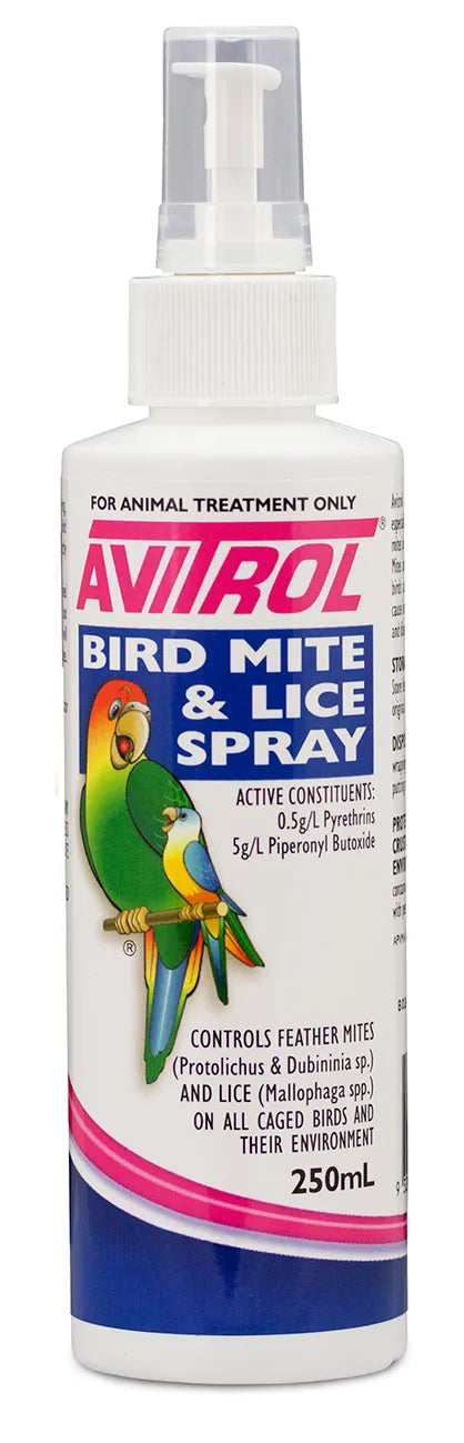 Avitrol Bird Mite & Lice Spray 250ml