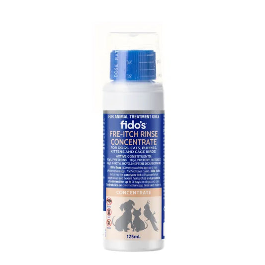 Fido’s Fre-Itch Rinse Concentrate 125ml