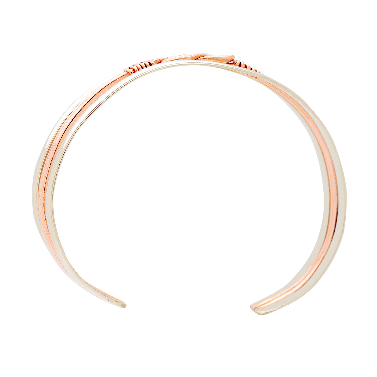 Knotted Copper Bracelet - 7003a