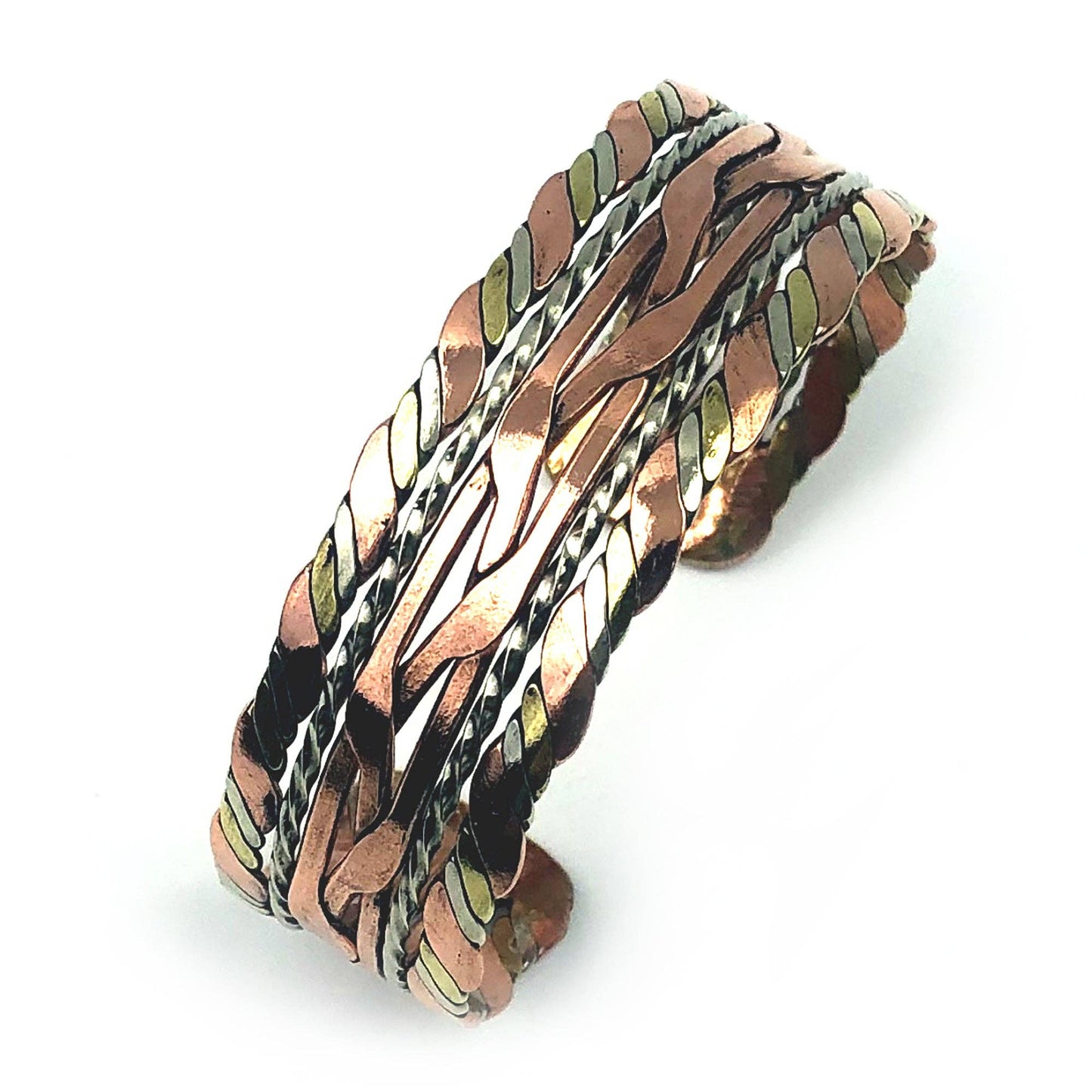 Braided Copper Bracelet - 4016
