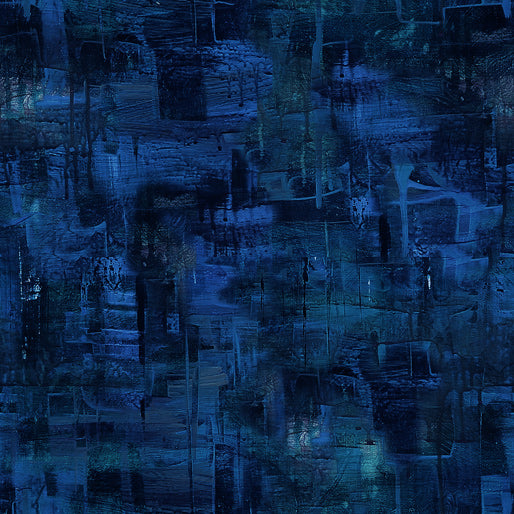 Deep Blue Ripples - Fat Quarter