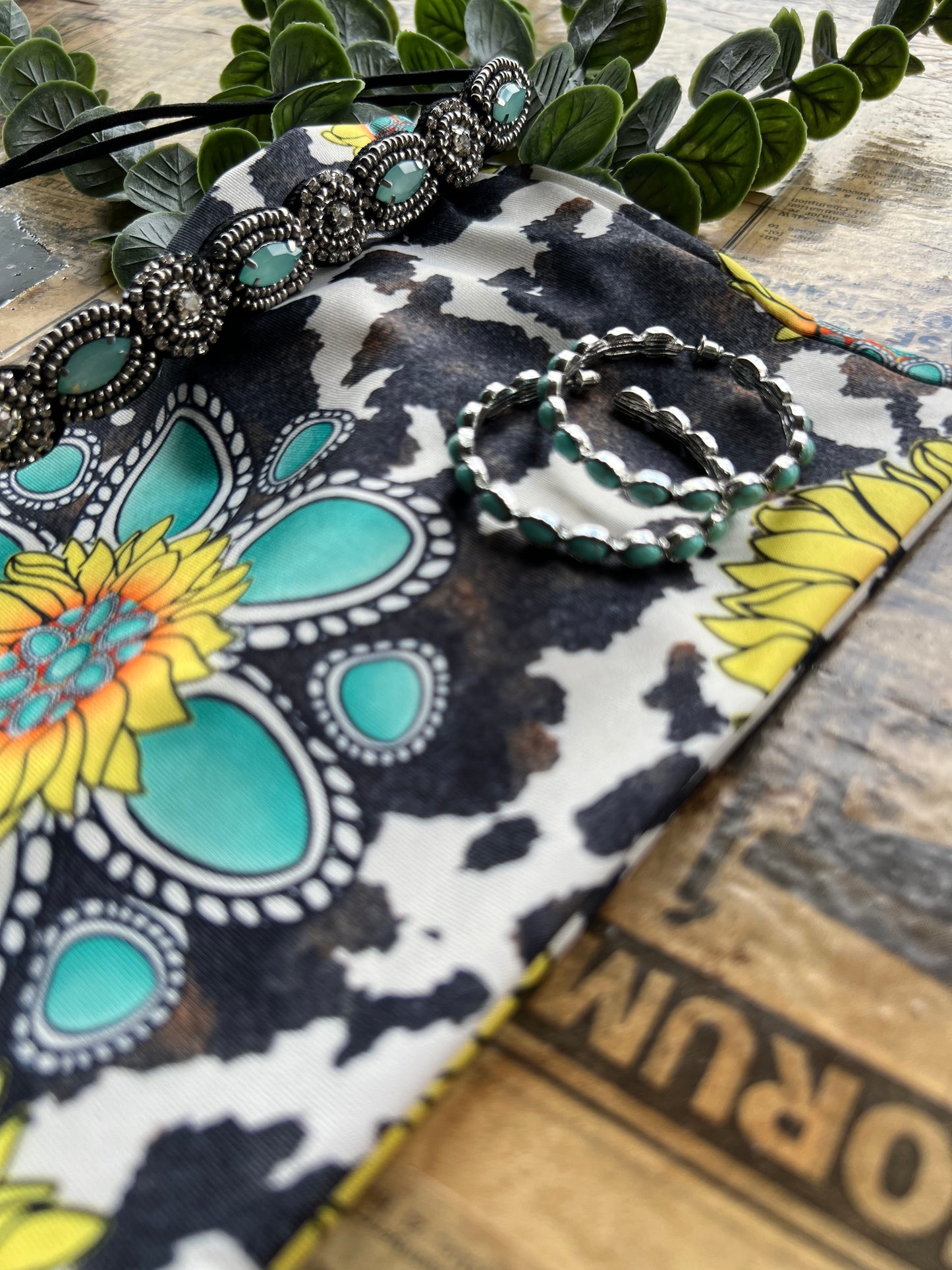 Sunflower & sparkle Turquoise Gift pack - GP002
